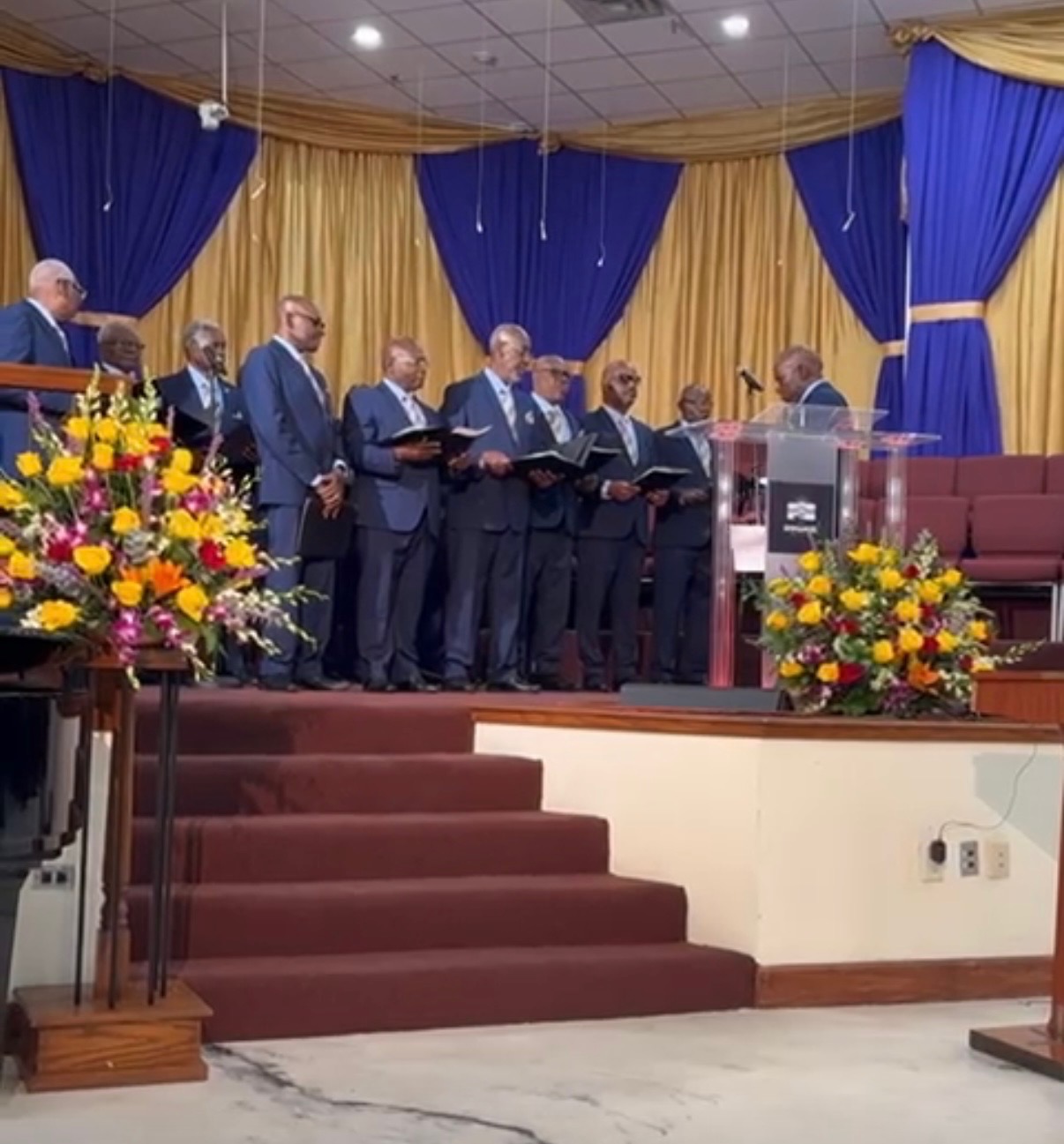 Church Choir in Matching Suits